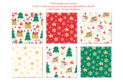 Merry Christmas Vector Collection, a Decorative Illustration by Anna Druzhkova (Thumbnail 5 of 10)