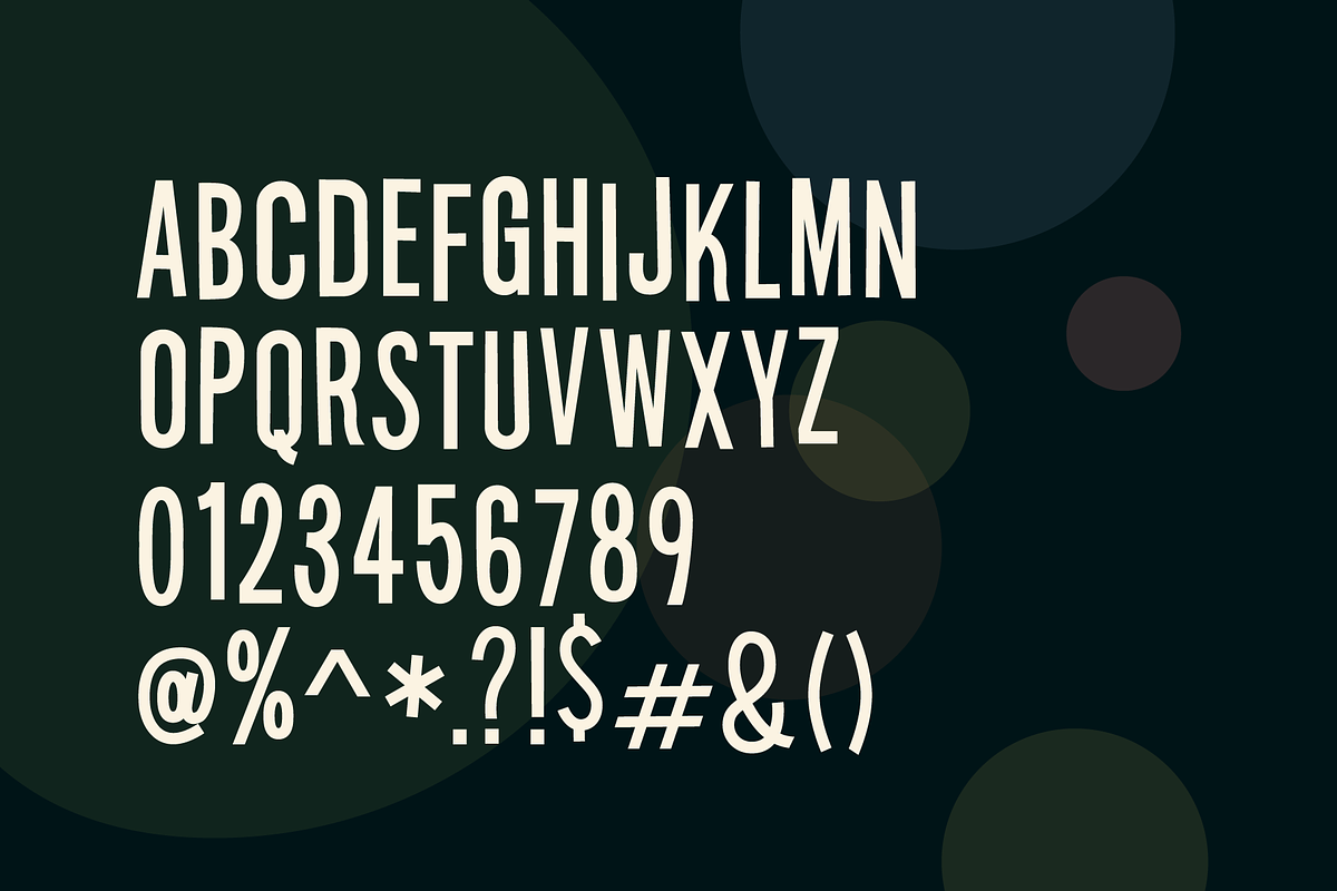 Dance Hall Display Font, a Sans Serif Font by Sombrero Craft (Photo 2 of 4)