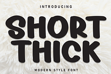 Short Thick | Script Font