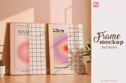 GOLDEN HOUR | 2 Frames Mockup