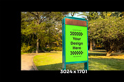 Digital Poster Mockup in Public Park, an Advertising Mockup by rodrigofkaminski (Thumbnail 4 of 4)