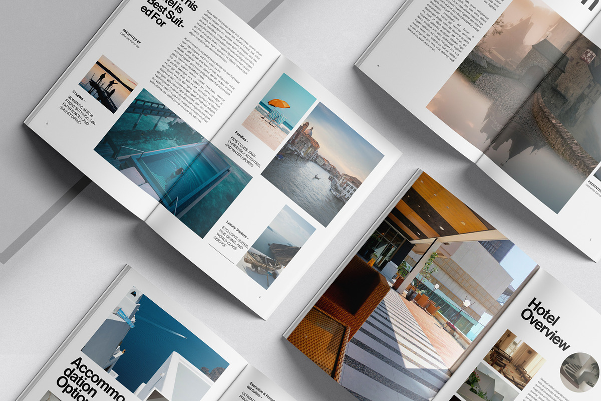 Travel Magazine Template, a Magazine Template by DesignCrest (Photo 6 of 13)