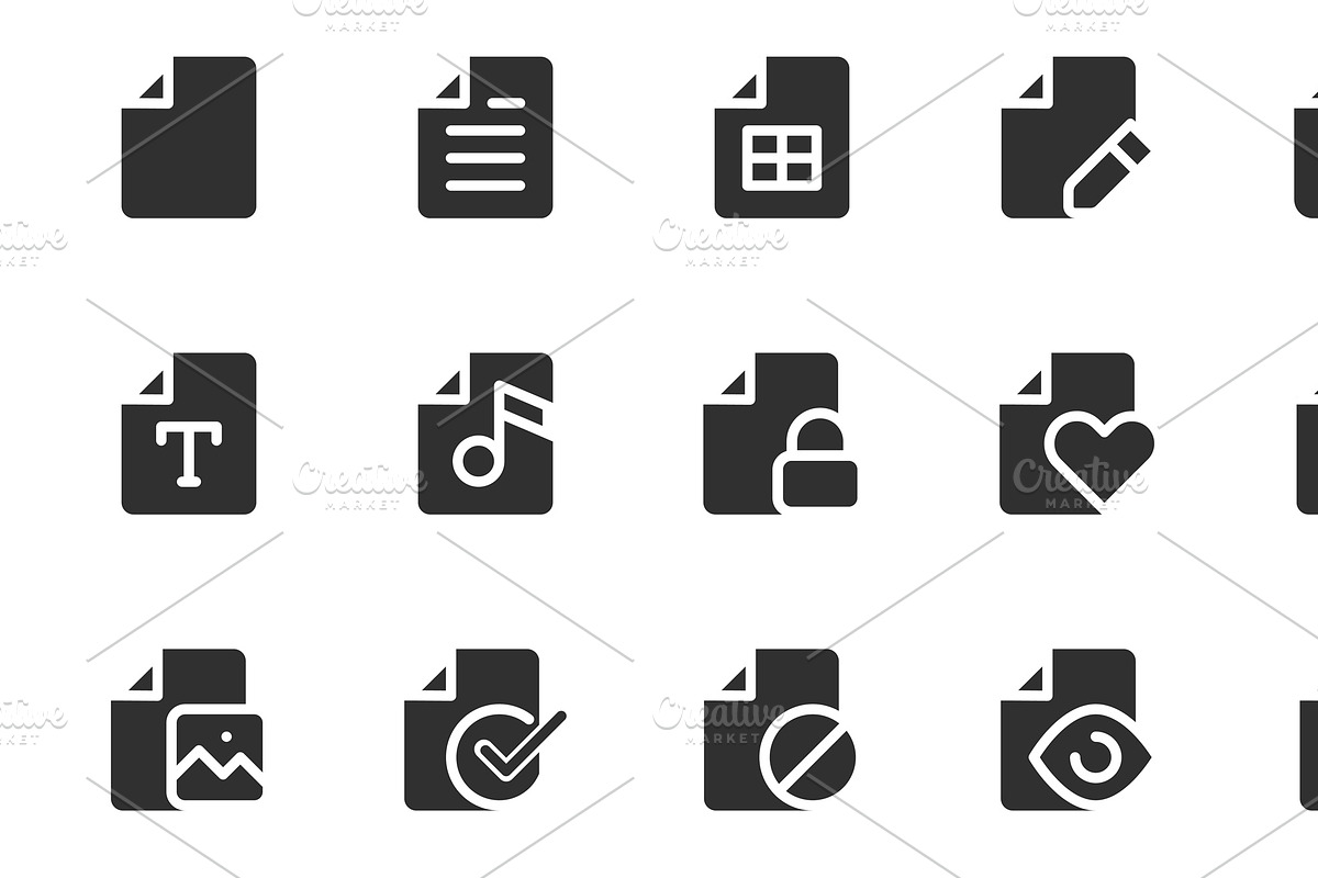 300 Glyph Essential Icons, a Solid Icon by alexdndz (Photo 8 of 21)