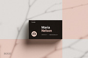 Modern Business Card | Ms word, a Business Card Template by AyshaCanvas (Thumbnail 3 of 4)
