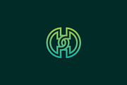 Heterosphere Letter H Logo, a Branding & Logo Template by ashenterprise (Thumbnail 1 of 3)
