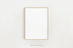 Minimalist Metal Frame Mockup Bundle