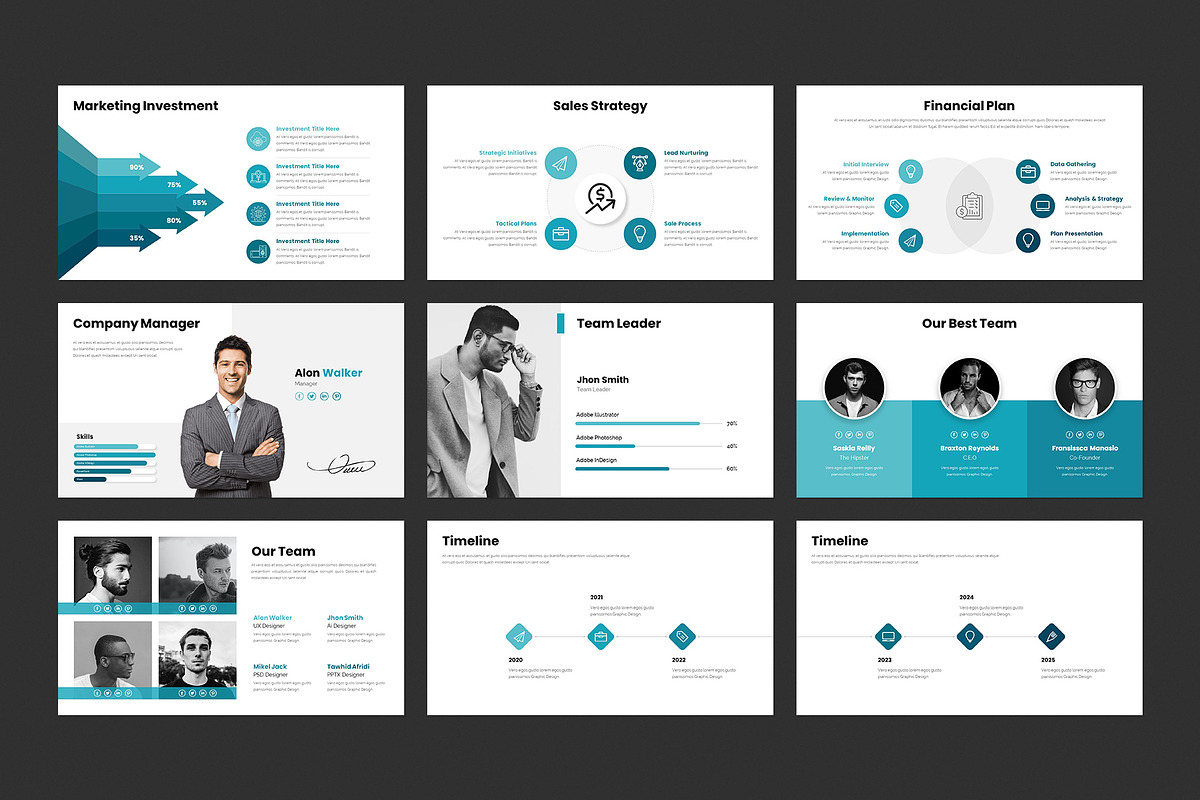 Business Plan Presentation Template, a Presentation Template by CreativeSlides (Photo 8 of 16)