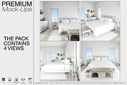 Bedding Mockups Coastal Style, a Product Mockup by mock-ups (Thumbnail 2 of 18)