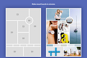 Mood Board Templates, a Books & Magazine Mockup by Web Donut (Thumbnail 4 of 7)