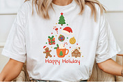 Christmas Happy Holiday Sublimation, an Illustration by Craft Nest (Thumbnail 4 of 6)