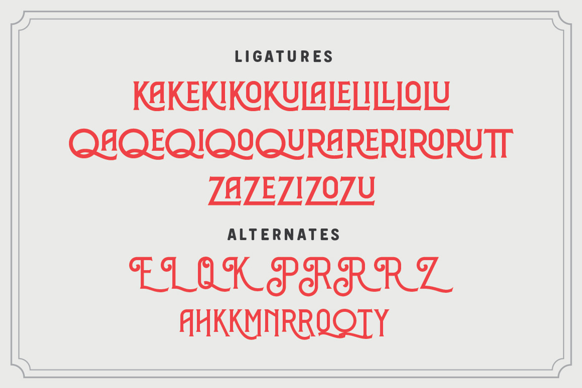Heralon – Layered Vintage Font, a Serif Font by Typebae (Photo 7 of 8)