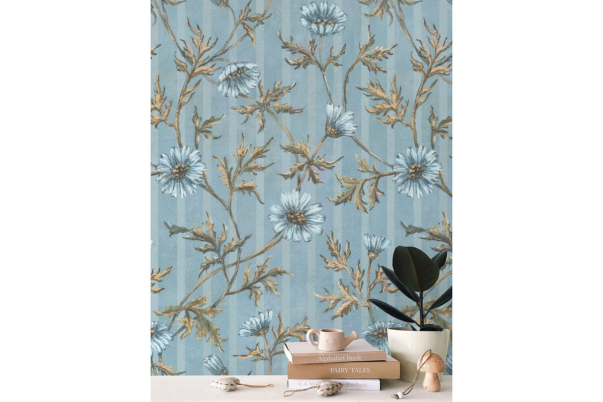Vintage Bluets Pattern, a Pattern Graphic by MouseGrey (Photo 10 of 14)