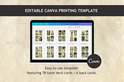 Printable Tarot Deck Botanical Theme, a Design Template by Mindful Digital Co. (Thumbnail 5 of 10)
