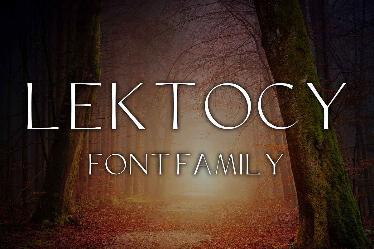 Lektocy modern sans serif font, a Sans Serif Font by TiveCreate (Photo 1 of 10)