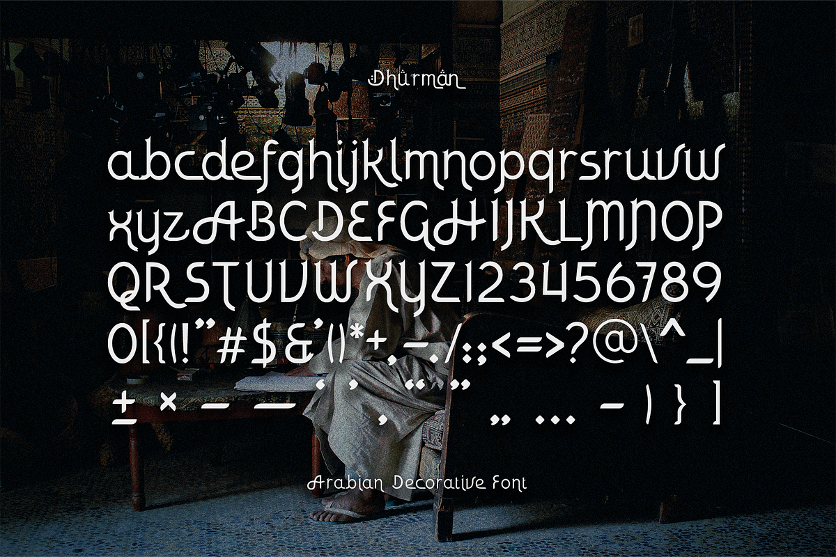 CF Dhurman - Arabic Decorative Serif, a Sans Serif Font by Indotype Foundry (Photo 2 of 10)