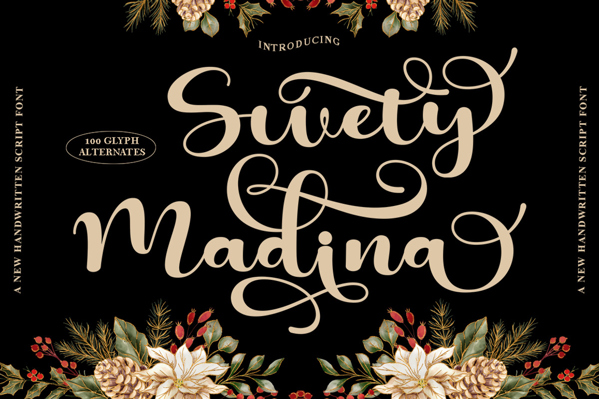 Swety Madina, a Handwritten Font by TM Type (Photo 1 of 8)