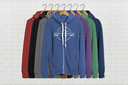 Triple Hoody Mockups, a Hoody Mockup by DanFreebairn (Thumbnail 3 of 4)