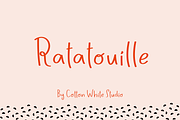 Ratatouille, a Handwritten Font by Sofia Skoog (Thumbnail 1 of 10)