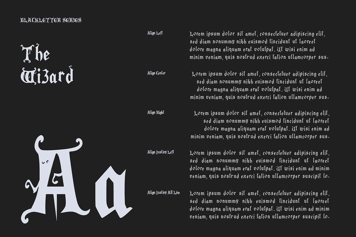 The Wizard Blackletter, a Blackletter Font by cromatixclassroom (Photo 6 of 11)