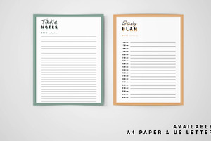 Editable/Printable Planners 2018