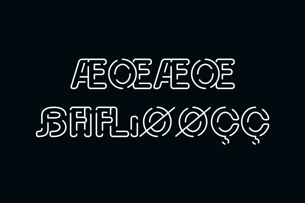 Neon Sepat - Light Party Font, a Sans Serif Font by QR Design Studio (Photo 2 of 10)
