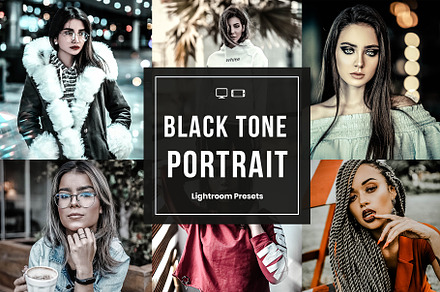 Black Tones Portrait Presets