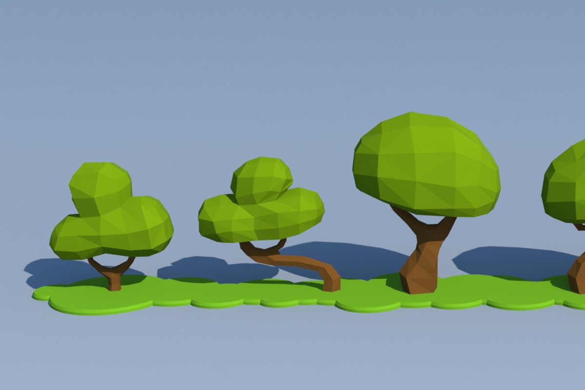 Trees And Bushes, an Environmental 3D Model by Saintpix (Photo 31 of 35)