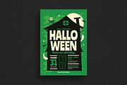 Halloween House Party Event Flyer, a Flyer Template by Guuver (Thumbnail 2 of 4)