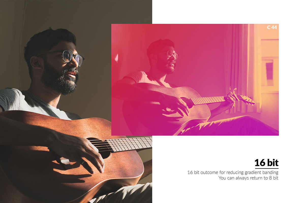 50 Gradient Duotone Effects, an Action Add-On by Mint Actions (Photo 7 of 12)