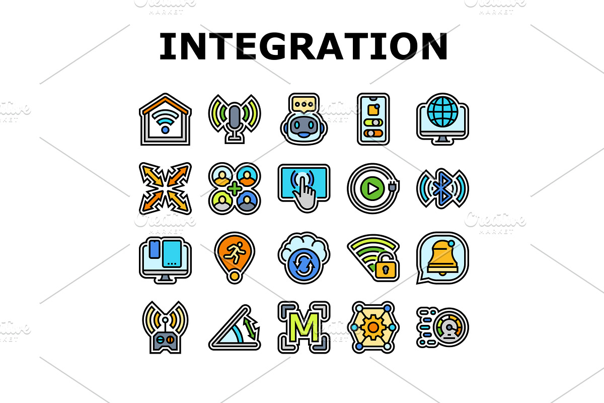 integration compatibility product, a Technology Illustration by pikepicture