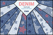 Denim Stars Texture Seamless Pattern, a Pattern Graphic by AllNikArt (Thumbnail 1 of 4)