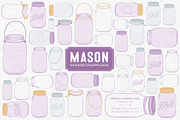 Lavender Jar Vectors & Clipart, an Illustration by Amanda Ilkov (Thumbnail 1 of 4)