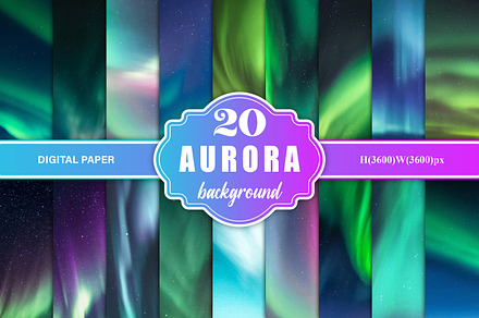 Aurora Sky Background, a Wallpaper Graphic by Forhadx5