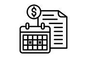 Invoice Line Icon, an Icon by Pexelpy (Thumbnail 2 of 2)