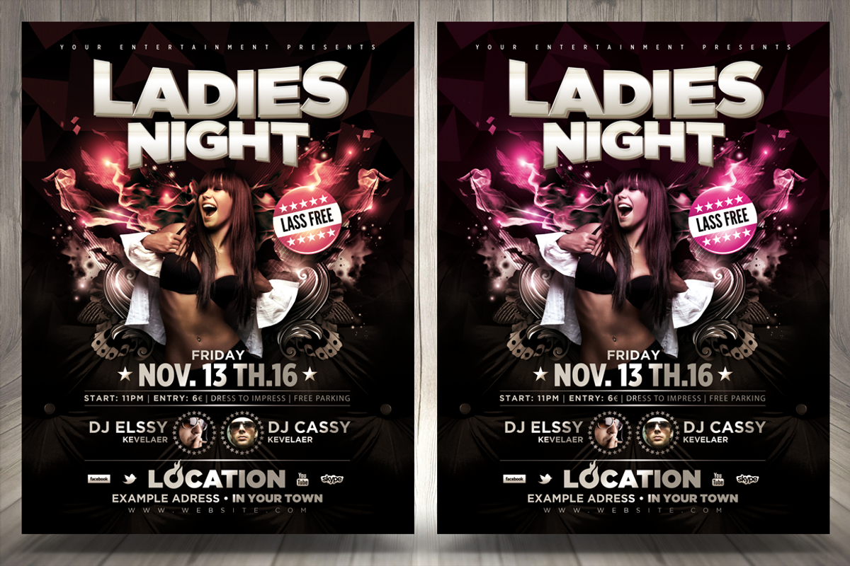 Ladies Night, a Flyer Template by aigenart (Photo 3 of 5)