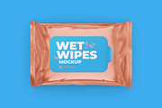 Wet wipes mockup. Top view, a Packaging Mockup by easymock (Thumbnail 6 of 7)