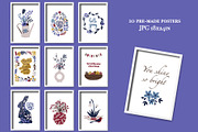Floral & Easter collection, a Decorative Illustration by ApetekMarket (Thumbnail 7 of 11)