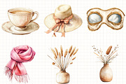Autumn Mood Clipart Set, an Illustration by Libby Wishes (Thumbnail 4 of 5)