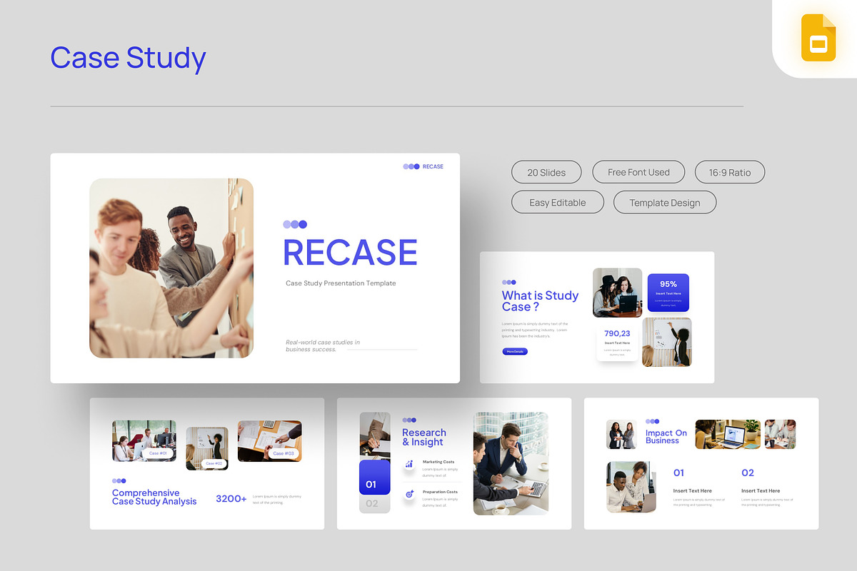 Recase – Study Case Google Slides, a Presentation Template by Premast (Photo 3 of 3)