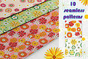 Groovy summer story 60s-70s, a Texture Illustration by Antikva17 (Thumbnail 9 of 18)