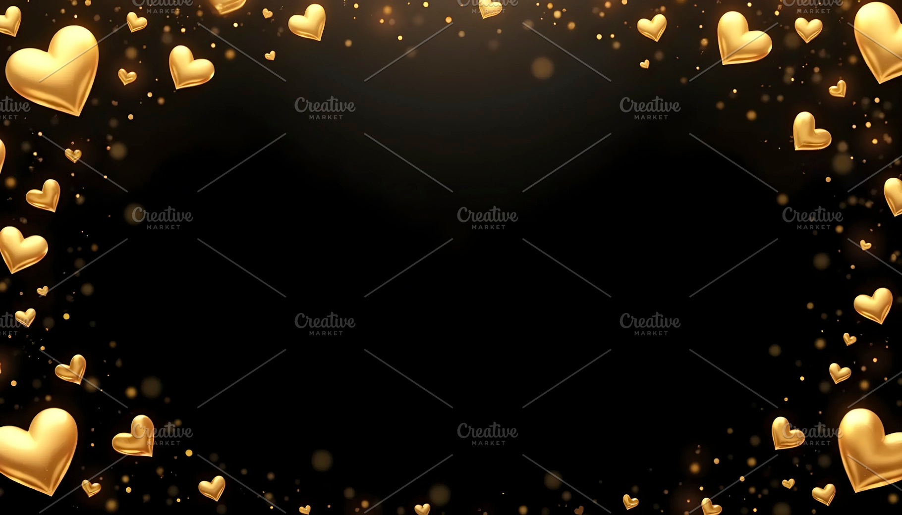 Happy Birthday Celebration with Gold, a Photo by LOGOCREATIVE