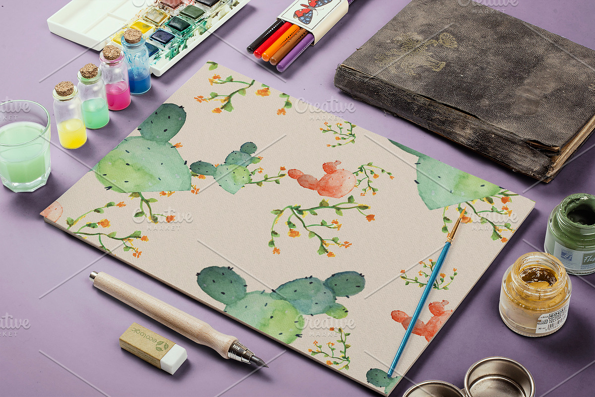 WATERCOLOR SET, a Texture Illustration by Mel's Shop (Photo 8 of 14)