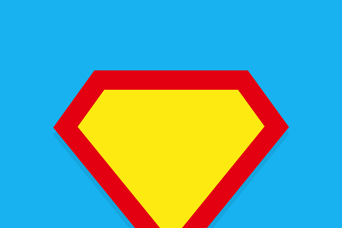 Superhero vector icon., a Work Illustration by Drum-magic