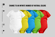 Half Sleeve Baby Mockup, a Shirt Mockup by Mock-up Store (Thumbnail 6 of 6)