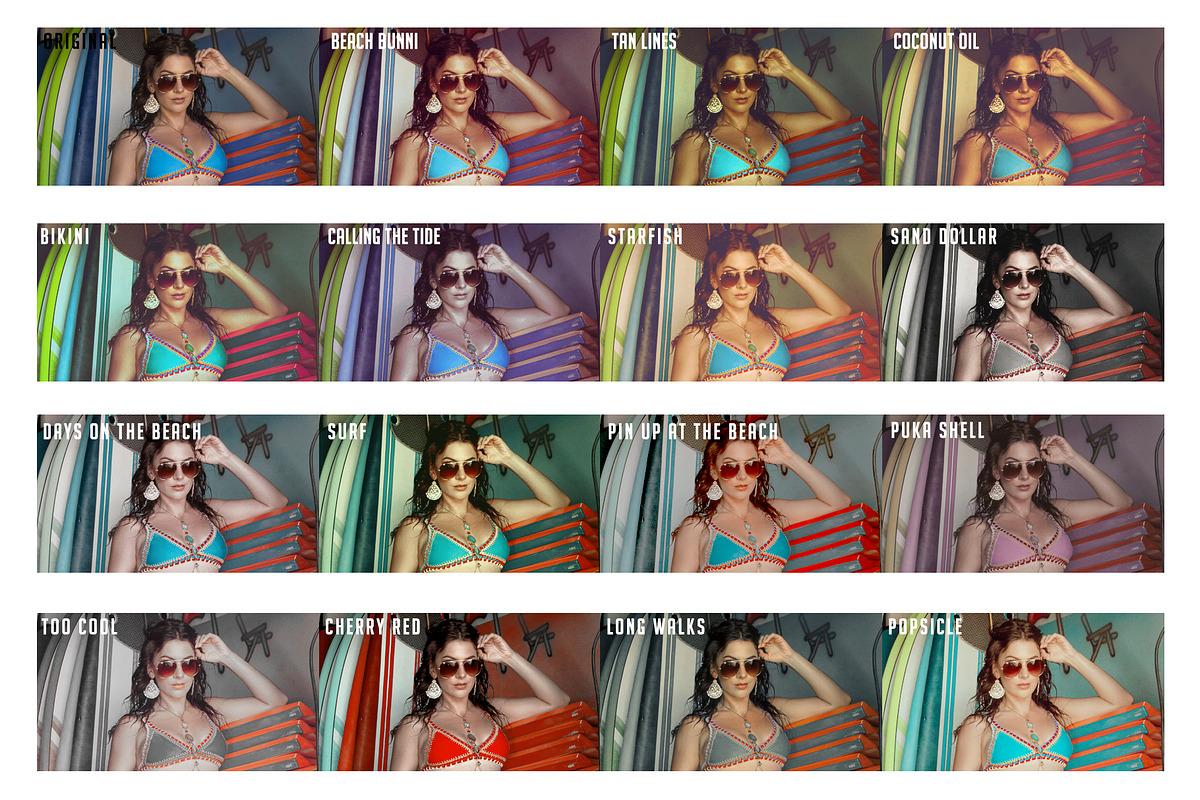 24 Beach Inspired Photoshop Actions, an Action Add-On by Light Hero Studios (Photo 2 of 17)