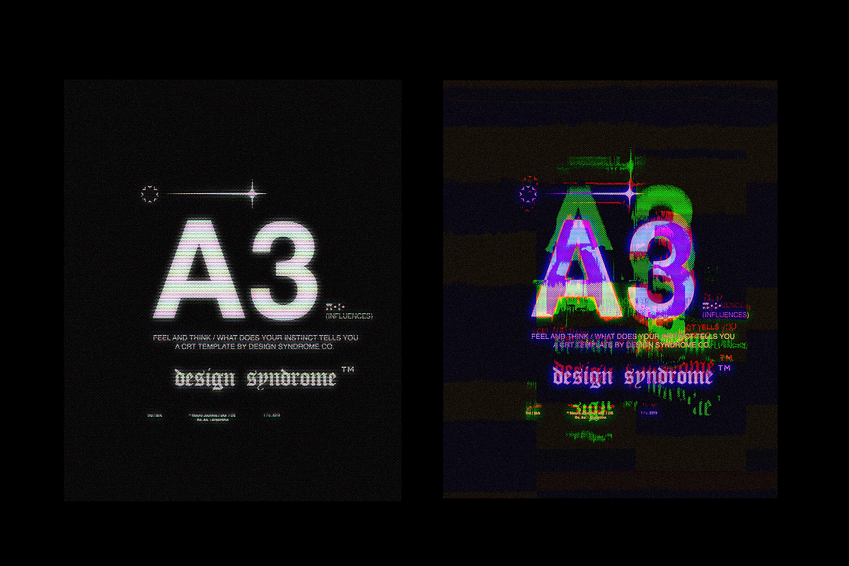 CRT Photoshop Template, a Poster Template by Design syndrome (Photo 3 of 6)