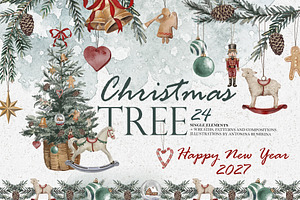 Christmas Tree Clip Art Collection