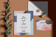 Wedding Invitation Suite Mockup, a Product Mockup by simuradi (Thumbnail 4 of 9)