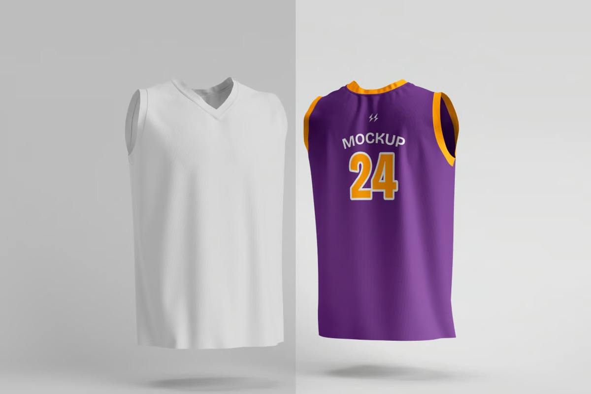 Basketball Jersey Mockup, a Shirt Mockup by Hubzway (Photo 2 of 2)