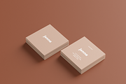 Minimal Square Business Card, a Business Card Template by Cassandra Cappello (Thumbnail 2 of 3)